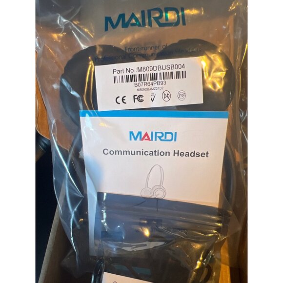Headset USB Communication Headset Mairdi Microphone - Picture 6 of 12